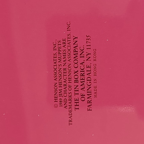 Vintage 1989 Tin Jim Henson's Muppets pencil case - Picture 5 of 6